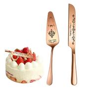 Ustensiles de service pour couverts, ensemble de service de gâteaux, ensemble de desserts en acier inoxydable, emporte-pièce et serveur magnifiquement gravés, souvenir élégant pour les jeunes filles