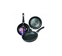 Ibili Poêle Inducta 22 cm (4100-22-12) Aluminium 3 mm Antiadhésive Induction Manche bakélite