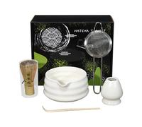 Ustensiles et gadgets de cuisine, ensemble de thé japonais | Ensemble de 5 pièces Matcha Natural Safe | Kit de matcha résistant pour les amateurs de matcha, débutants, maison, , cuisine, salle à