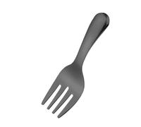 Ustensiles pour, argenterie pour - Fourchette/cuillère en métal argenterie réutilisable,Couverts ronds et lisses pour, couverts à manche court, fournitures d'alimentation pour la cuisine à domicile