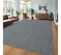 USTIDE Grand Tapis de Salon en Sisal - Tapis de Sol Rustique à Texture Grosse et Aspect Jute, Antidérapant et Lavable, 200x300cm