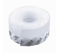 USTNIR Bas de Porte Adhésif,8M x 25MM Transparent Bande D'étanchéité en Silicone Souple Adhésif Imperméable à l'Eau Isolement du Bruit pour Porte Fenêtre Anti Souris Fourmi Cafard Insectes