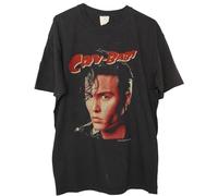 USUS ALAL Men's T-Shirt Cry Baby Johnny Depp John Waters - 90S Musical Movie Black Black M