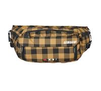 USWE Ceinture de hanche réglable, sac banane, léger, sans rebond, poches de rangement zippées pour VTT, enduro, randonnée, compatible avec la poche d'hydratation (non incluse), Flanelle Bronze, 6L US