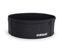 USWE HOFTER - Ceinture de course unisexe avec poche pour téléphone résistante à l'eau, sans rebond - Pour la course, la marche, le cyclisme et les modes de vie actifs, noir, Large: 89 - 94 cm / 35