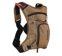 USWE MTB Hydro Sac à dos d'hydratation avec poche d'hydratation - Sac à dos d'hydratation pour cyclisme, VTT, VTT électrique et gravier, sac à dos avec poche à eau (3 L, bronze)