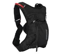 USWE MTB Hydro Sac à dos d'hydratation avec poche d'hydratation - Sac à dos d'hydratation pour cyclisme, VTT, VTT électrique et gravier, sac à dos avec poche à eau (3L, noir carbone)