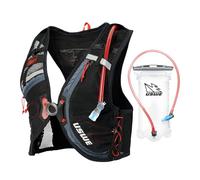 USWE Rush Gilet d'hydratation pour vélo, sangles de poitrine réglables, poche d'hydratation de 2,0 L, VTT, gravier et cyclisme avec détails réfléchissants, pour homme et femme (bleu/noir, L)