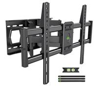 USX MOUNT Full Motion TV Mount for 42-80 inch Flat Screen LED TV up to 120 lbs, Swivel TV Wall Mount Dual Articulating Arms,Max VESA 600x400mm, for 8-16 in Wood Studs