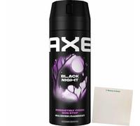 usy Axe Spray pour le corps Black Night (boîte de 150 ml) + bloc usy