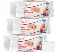 usy BabyComfort Lot de 3 paquets de 80 lingettes humides pour tous les jours (3 x 2 x 80 pièces) + bloc usy