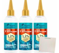 usy Derma XPro Lot de 3 sérums revitalisants pour cuir chevelu sans rinçage 3 x 145 ml + bloc usy