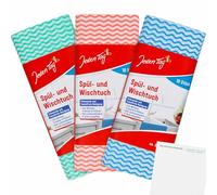 usy Lot de 10 chiffons de lavage et de nettoyage tous les jours 38 x 50 cm + bloc usy