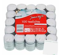 usy Lot de 100 bougies chauffe-plat pour tous les jours + bloc usy