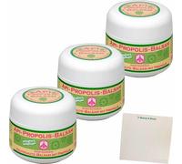 usy Lot de 3 baumes de protection pour la peau Api-Propolis (3 pots de 50 ml) + bloc usy
