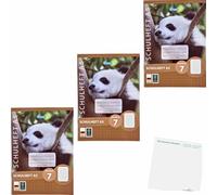 usy Lot de 3 blocs pour cahiers Stylex 29707 - Format A5 - Avec linéature 7 - 16 feuilles