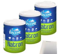 usy Lot de 3 boîtes de 250 g de bicarbonate de soude La Baleine + bloc usy