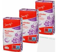usy Lot de 3 paquets de 15 serviettes maxi sans ailettes pour tous les jours + bloc usy