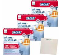 usy Lot de 3 paquets de 2 enveloppes chauffantes SOS + bloc usy