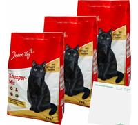 usy Lot de 3 paquets de 3 paquets de 2 kg pour chat sec volaille + bloc usy