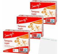 usy Lot de 3 paquets de 56 tampons pour tous les jours + bloc usy