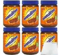 usy Lot de 6 crèmes crunchy Ovomaltine (6 x 380 g) + bloc usy