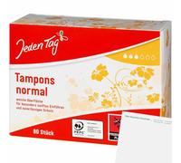 usy Lot de 80 tampons quotidiens normaux + bloc usy
