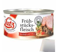 usy Lot de viande de petit-déjeuner Lutz (boîte de 125 g) + bloc usy