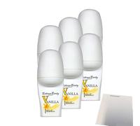 usy Lot pour Bettina Barty Vanilla Roll-On VPE (6 flacons de 50 ml) + bloc usy