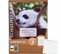 usy Lot pour cahier Stylex 29707 - Format A5 - Avec linéature 7 - Bloc de 16 feuilles