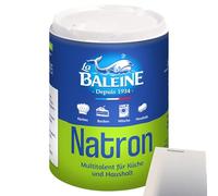 usy Lot pour saupoudrer de bicarbonate de soude La Baleine (boîte de 250 g) + bloc usy