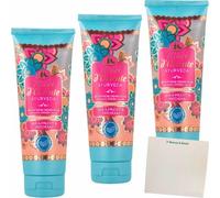 usy Tesori d'Oriente Ayurveda Lot de 3 flacons de douche crème aromatique (3 tubes de 250 ml) + bloc usy