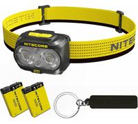 Ut27 Pro 800l (800 Lumens) Ultra Léger Double Faisceau Elite Lampe Frontale Rechargeable Usb-C, Noir[Z435]
