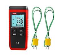 UT320D Mini Type de Contact Thermomètre à Double Canal K/J Thermocouple Température Avec Rétroéclairage LCD