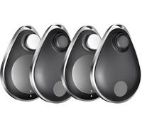 Utag Lot de 4 traceurs GPS pour enfants, localisateur de clés fonctionne avec Apple Find My (iOS uniquement), protection de la vie privée, mode perdu, étanche, traqueur Bluetooth pour enfants,