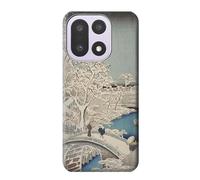 Utagawa Hiroshige Drum Bridge Yuhi Hill in Meguro Etui Coque Housse pour OnePlus 15