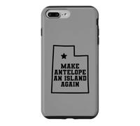 Utah Make Antelope an Island Again Great Salt Lake Coque pour iPhone 7 Plus/8 Plus