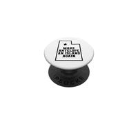 Utah Make Antelope an Island Again Great Salt Lake PopSockets PopGrip Adhésif