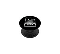 Utah Make Antelope an Island Again Great Salt Lake PopSockets PopGrip Adhésif