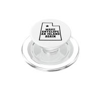 Utah Make Antelope an Island Again Great Salt Lake PopSockets PopGrip pour MagSafe
