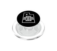 Utah Make Antelope an Island Again Great Salt Lake PopSockets PopGrip pour MagSafe