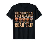 Utah Mighty Five 5 National Parks Trip Camping Randonnée T-Shirt