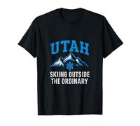 Utah Sking Outside The Ordinary Collegiate Graphic Design T-Shirt