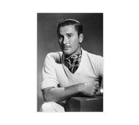 utahcr Errol Flynn Poster sur toile représentant un leader d'Hollywood - Décoration murale pour salon, chambre à coucher - 30 x 45 cm
