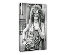 utahcr Janis Joplin - Poster sur toile pour décoration de chambre à coucher, bureau, chambre, cadeau (50 x 75 cm)