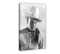 utahcr John Wayne Poster sur toile pour chambre à coucher, bureau, chambre, cadeau 20 x 30 cm