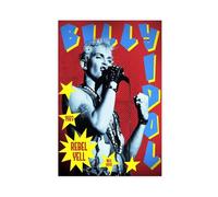 utahcr Poster Billy Idol Rebel Yell sur toile, décoration murale pour salon, chambre à coucher (30 x 45 cm)