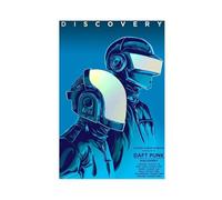 utahcr Poster Daft Punk sur toile - Décoration murale pour salon, chambre à coucher - 30 x 45 cm
