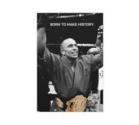 utahcr Poster UFC Georges Saint Pierre sur toile pour décoration de chambre à coucher, bureau, chambre, cadeau 40 x 60 cm