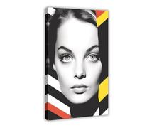 utahcr Romy Schneider Poster sur toile pour décoration murale de salon, chambre à coucher 40 x 60 cm